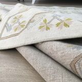 tapis de surface, tapis vintage, tapis turc, tapis fait à la main, 7 x 9,4 pi, RK 7893