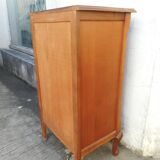 Meuble en merisier à 5 tiroirs
