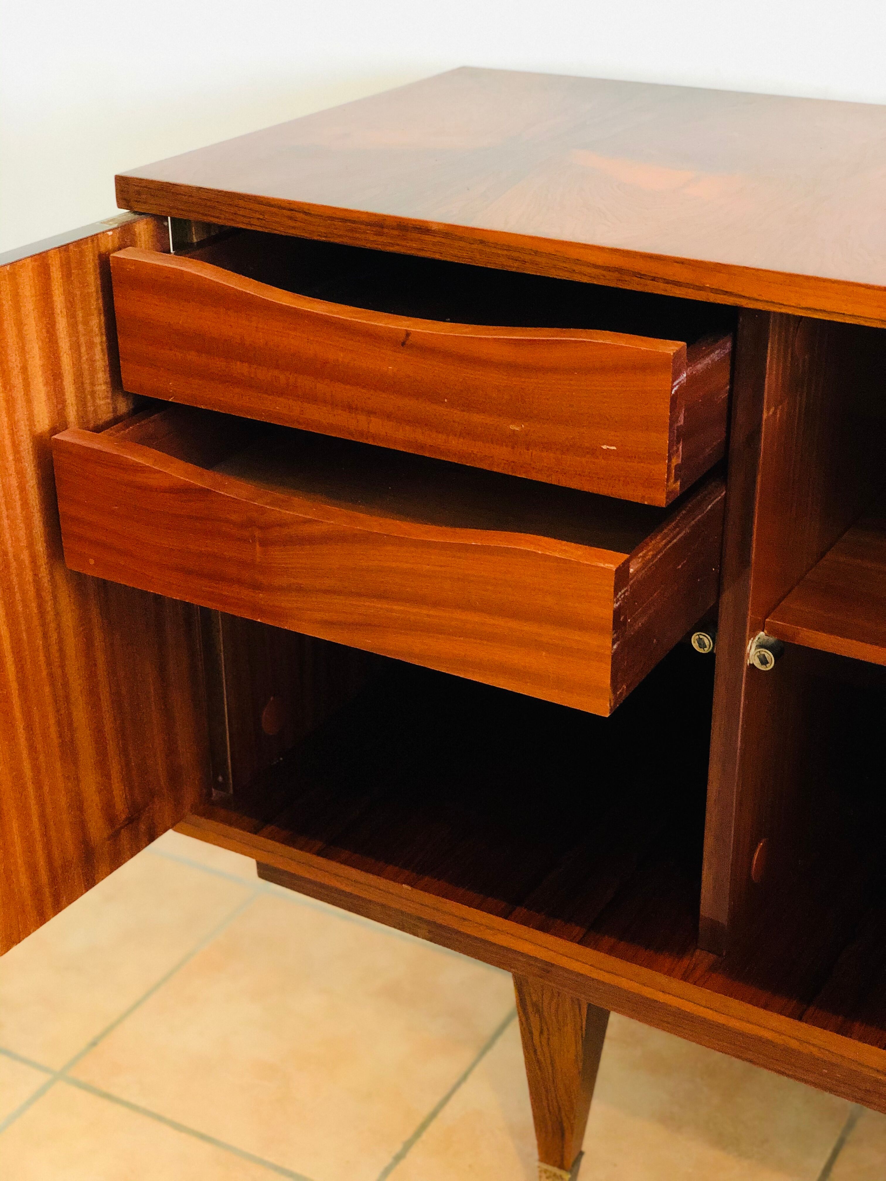 Vintage rio rosewood sideboard by Malora 1960