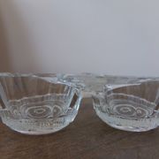 Salière poivrière en verre