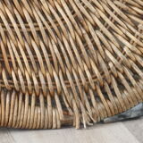 Vintage chaise longue "Karlskrona" in rattan by Carl Öjerstam, 1990