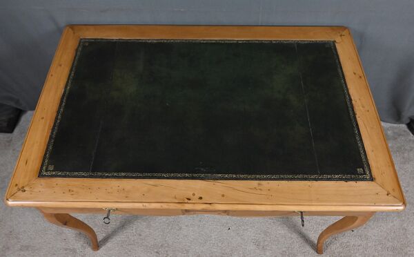 Petit bureau en pommier et merisier, époque Louis XV – XVIIIe