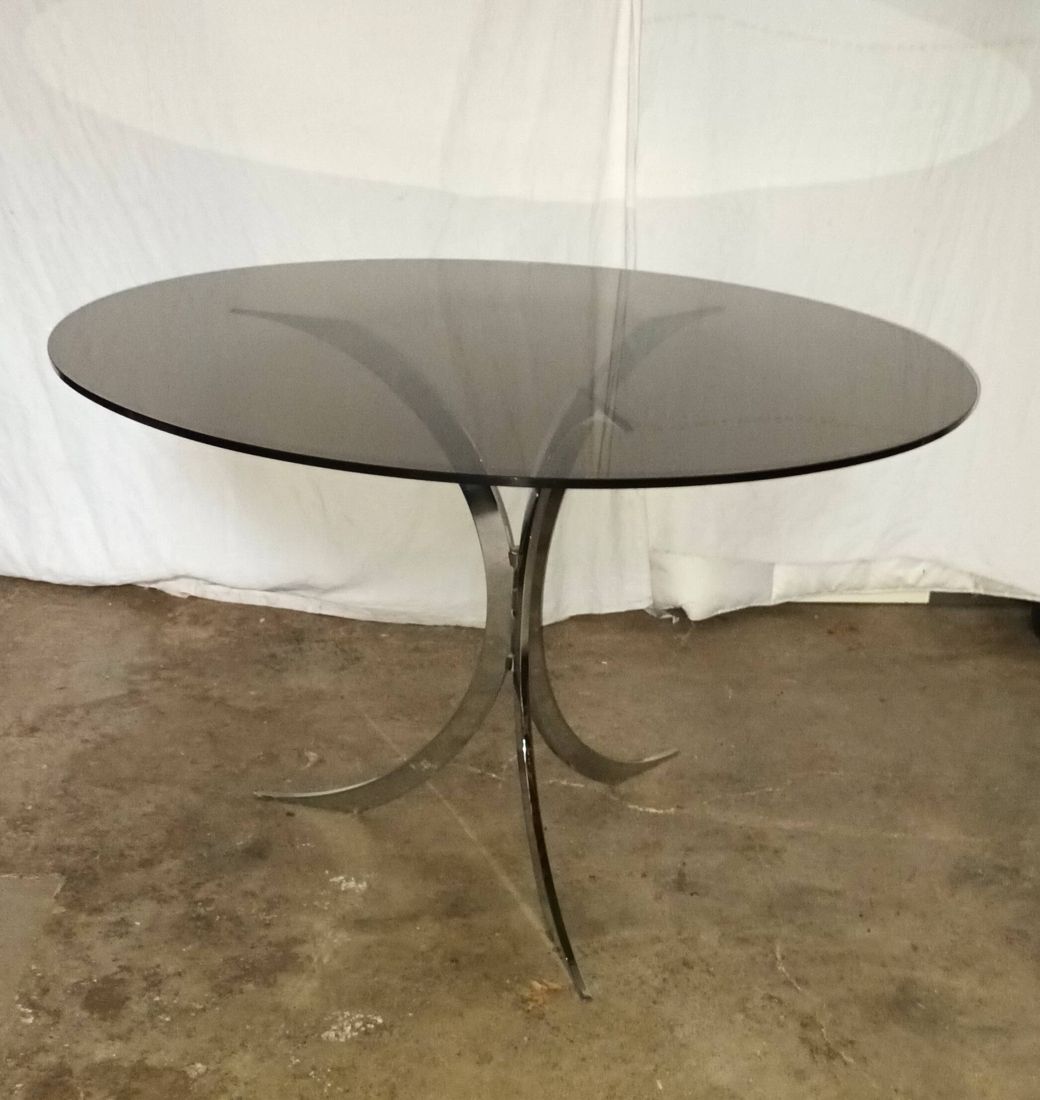 Boris Tabacoff's round table for Christofle, 1970s.