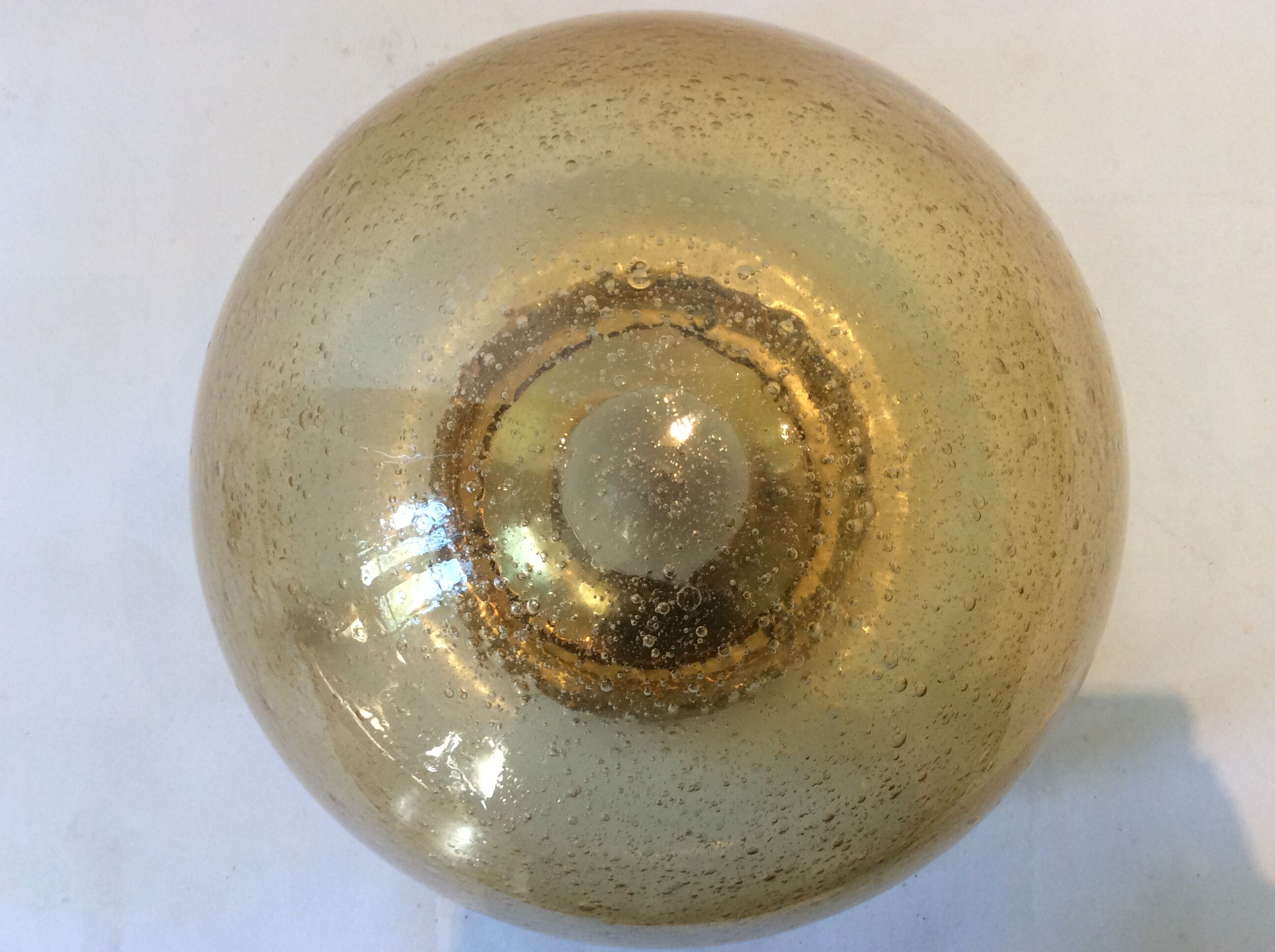 Vintage bubbleglass ceiling