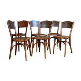 6 chairs Thonet bistro