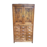Meuble de métier à tiroirs en orme