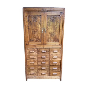 Elm craft cabinet with drawers