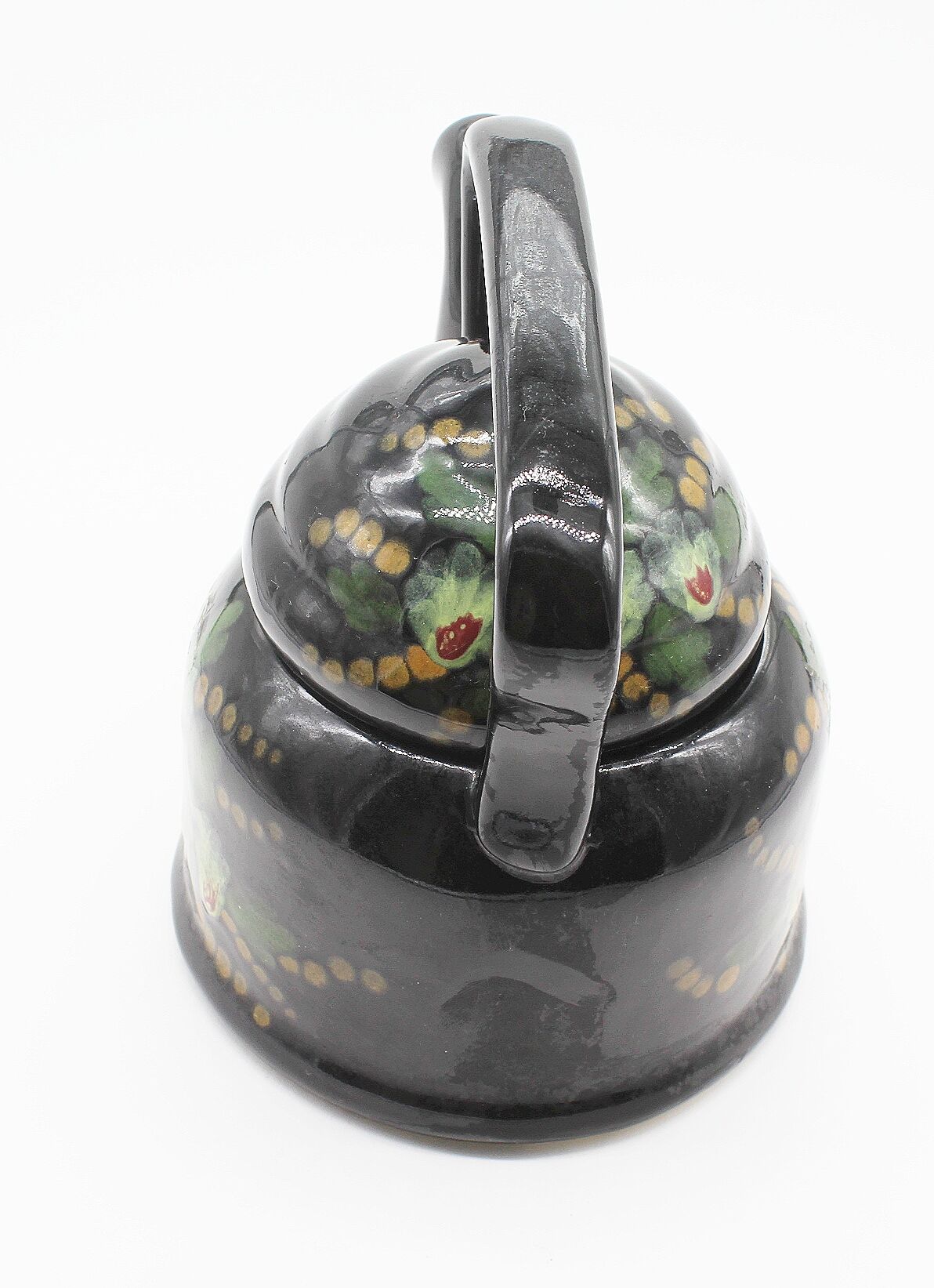 Hand-painted metal teapot