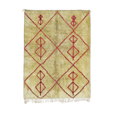 Modern Moroccan carpet green contemporary art 280x370cm