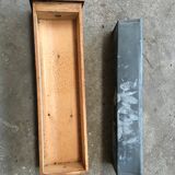 Former wardrobe of the Bank of France in light oak, 2 doors, years 30