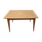 Table vintage extensible en chêne, 1950