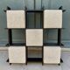 Scandinavian Wall/Ceiling Lamp Blackened Wood And Perpex 1960