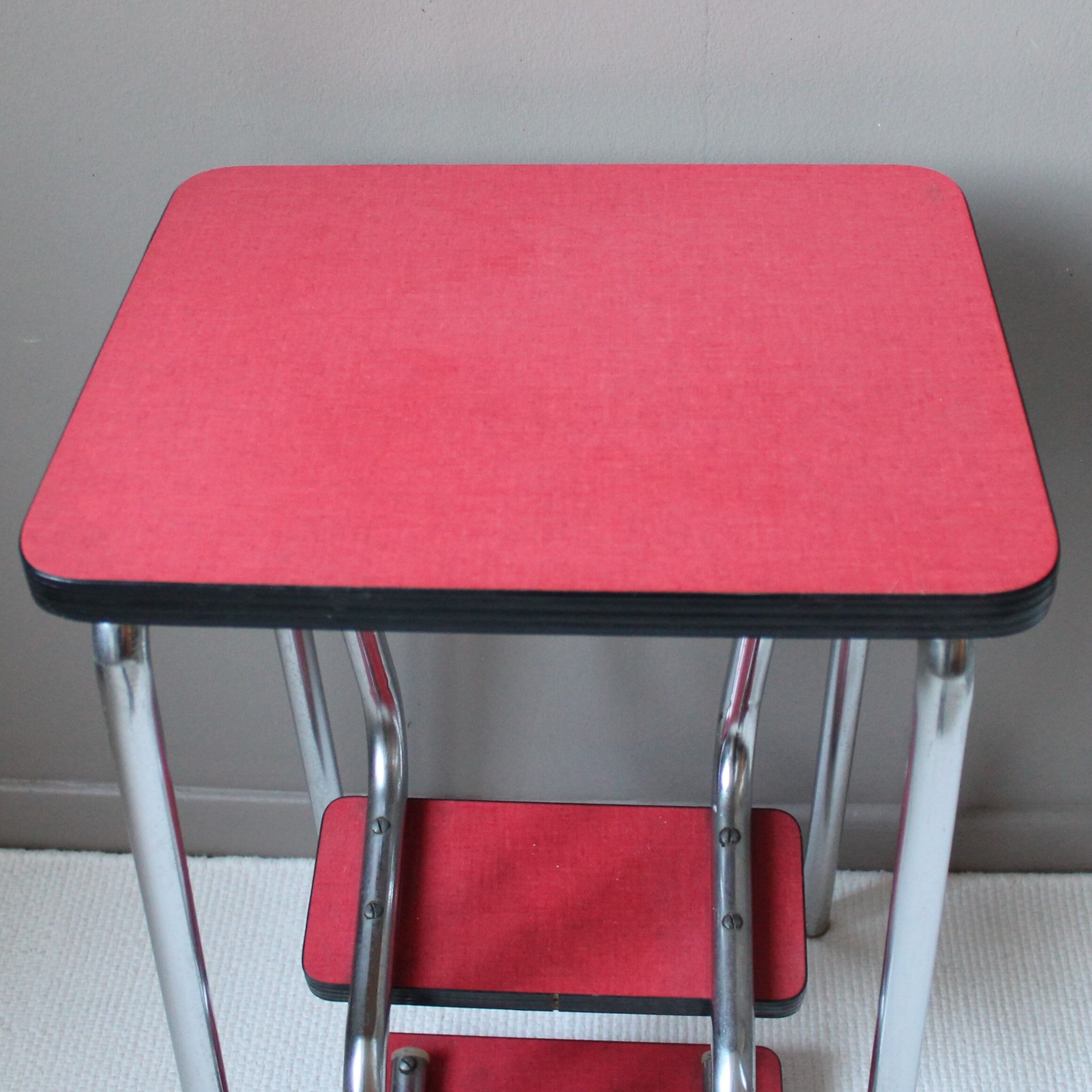 Vintage step stool formica