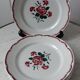 Set of 6 flat plates Badonviller 30s