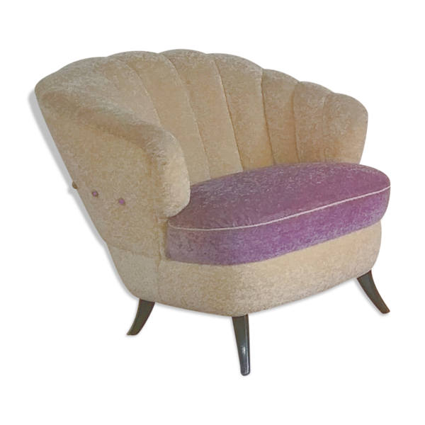 Fauteuil club arc années 50