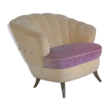 Fauteuil club arc années 50