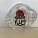 Empty pocket ashtray the fist and the rose of Marc Bonnet