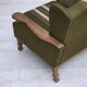 1970s, Danish 3-seater sofa, furniture wool, solid oak wood.