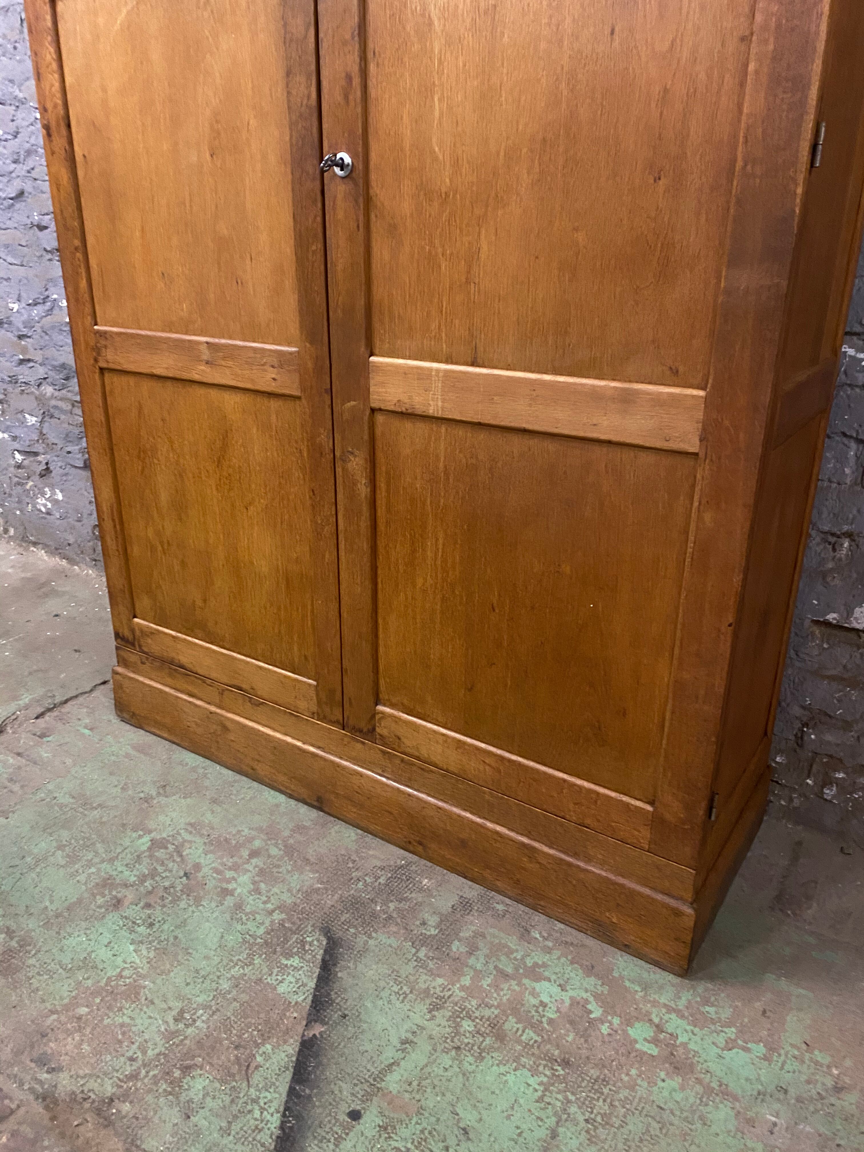 Parisian cabinet vintage solid oak