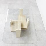 Vintage coffee table by Willy Ballez, 1970s