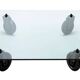 FontanaArte Coffee Table Table with Wheels 100x100cm