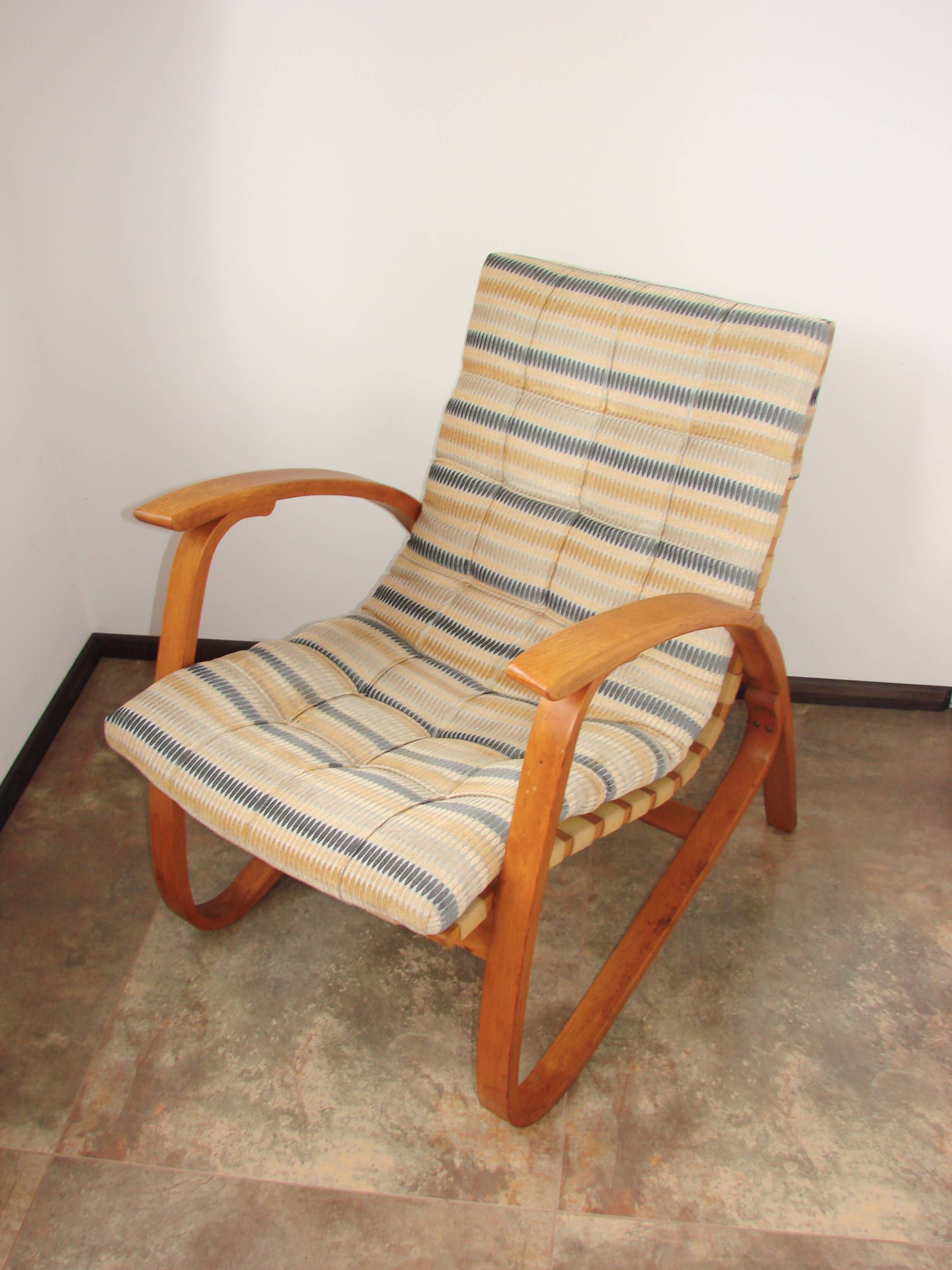 Jan Vaněk armchair, Závody Projekt, 1930s, Czechoslovak modernism