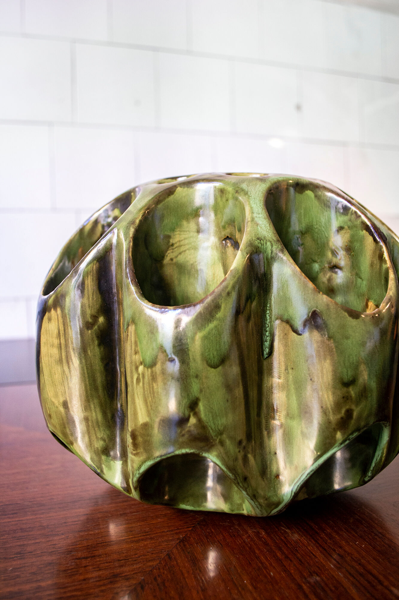 Ceramic vase-sculpture by Vladimir Pecic Zagreb Year 1973