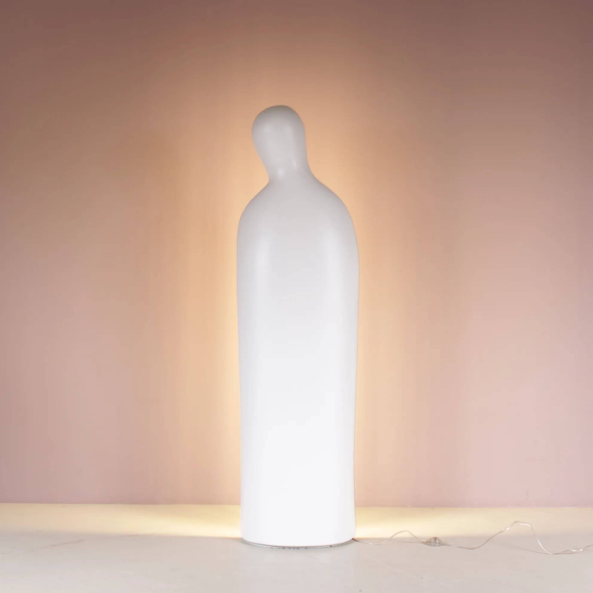 “Dulcinea” floor lamp by Mimmo Paladino for Danese, Italy 2000s