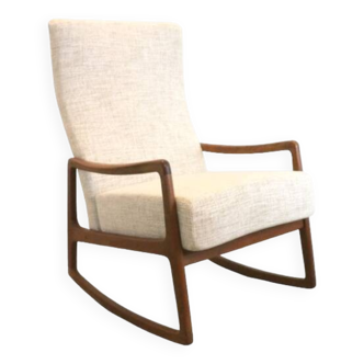 Ole Wanscher for France & Son rocking chair 'Ulfborg' vintage