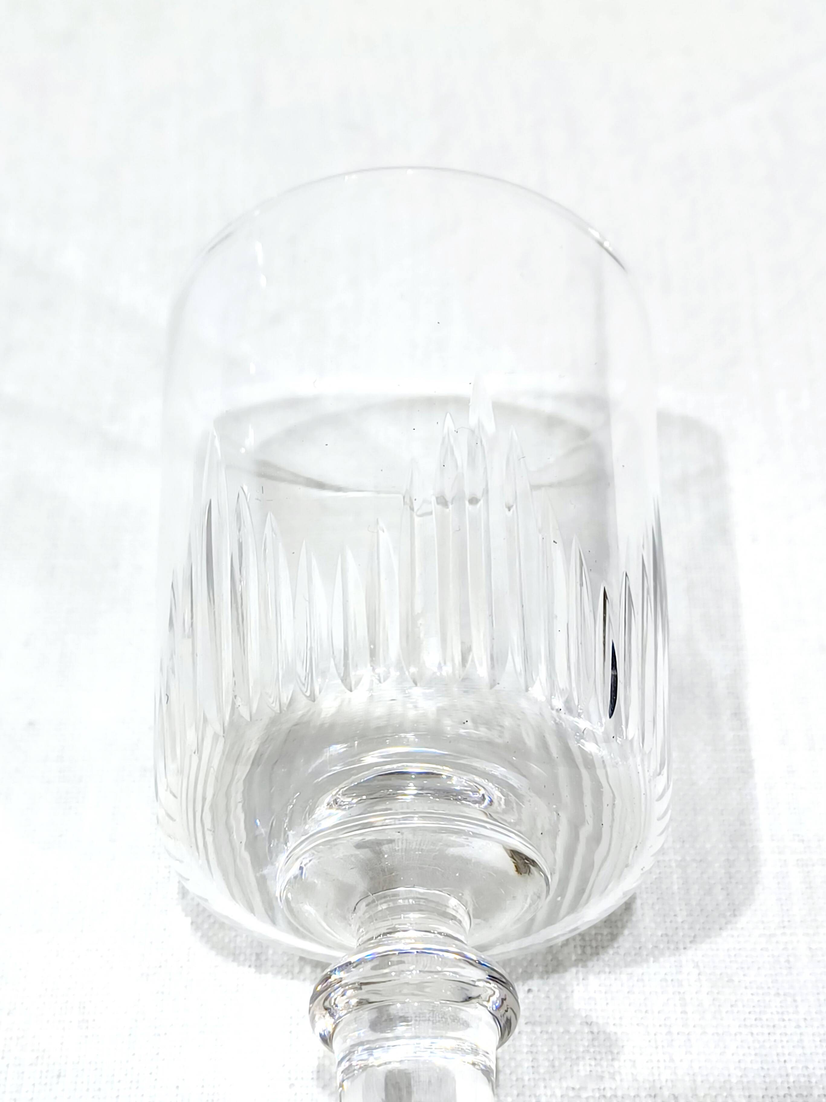 13 crystal white wine glasses