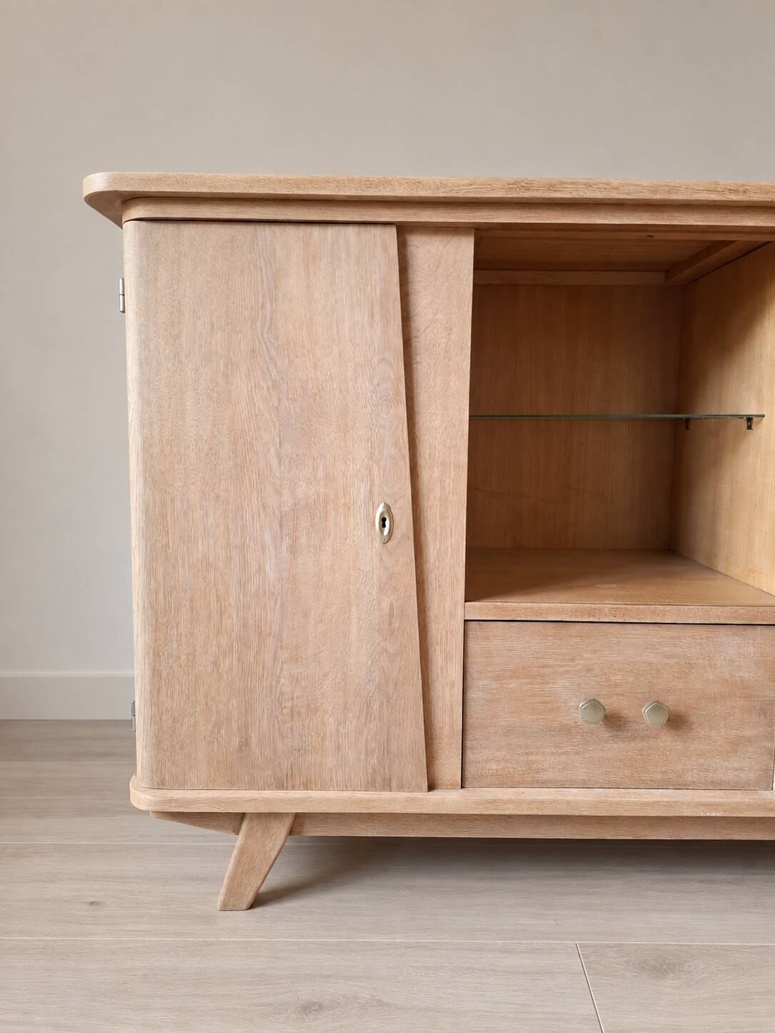 Scandinavian buffet with tapered legs