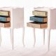 Tables de chevet 1950 merisier