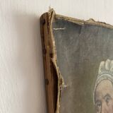 Portrait de femme à la coiffe XIX e