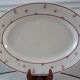 Oval flat Digoin Sarreguemines model "Andrée" 40s