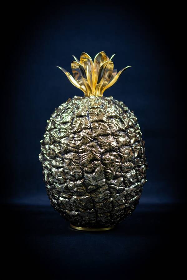Pineapple-shaped ice bucket by Michel DARTOIS Paris