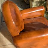 Fauteuil club en cuir