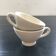Pair of ivory stoneware cider bowls