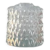 Retro transparent glass lampshade from the 60s