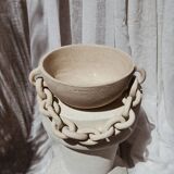 "Aegean" cup with chains