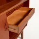 Danish Teak Highboard with Bar Cabinet