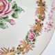 Porcelain plate from Limoges hand-decorated by A. Lanternier, from
