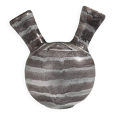 Vase en céramique à double col par Jean Busson, France, 1960