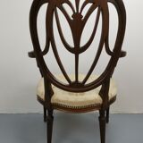 George III Mahogany armchair attributed to William and John Linnell circa 1775