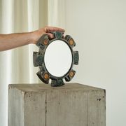 Atelier Berlemont Ceramic Wall Mirror 1960s