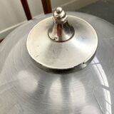 Vintage Marblarte Lamp Turned Marble Base – Chrome Dome