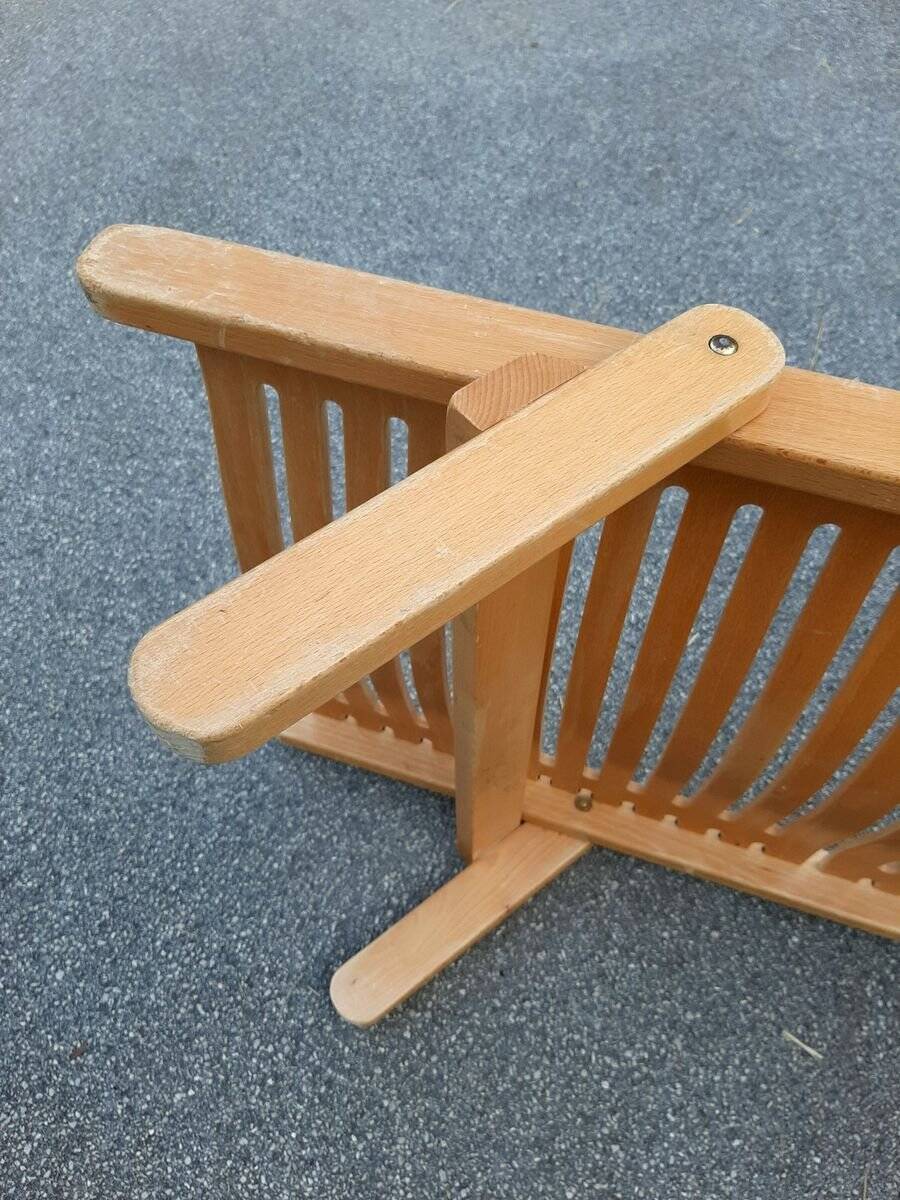 Small Rex daybed in wood by Niko Kralj for Stol Kamnik, 1976