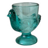 Egg cup hen in glass