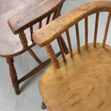 Antique Winsdor low back Chairs, set of 2