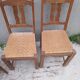 4 oak chairs