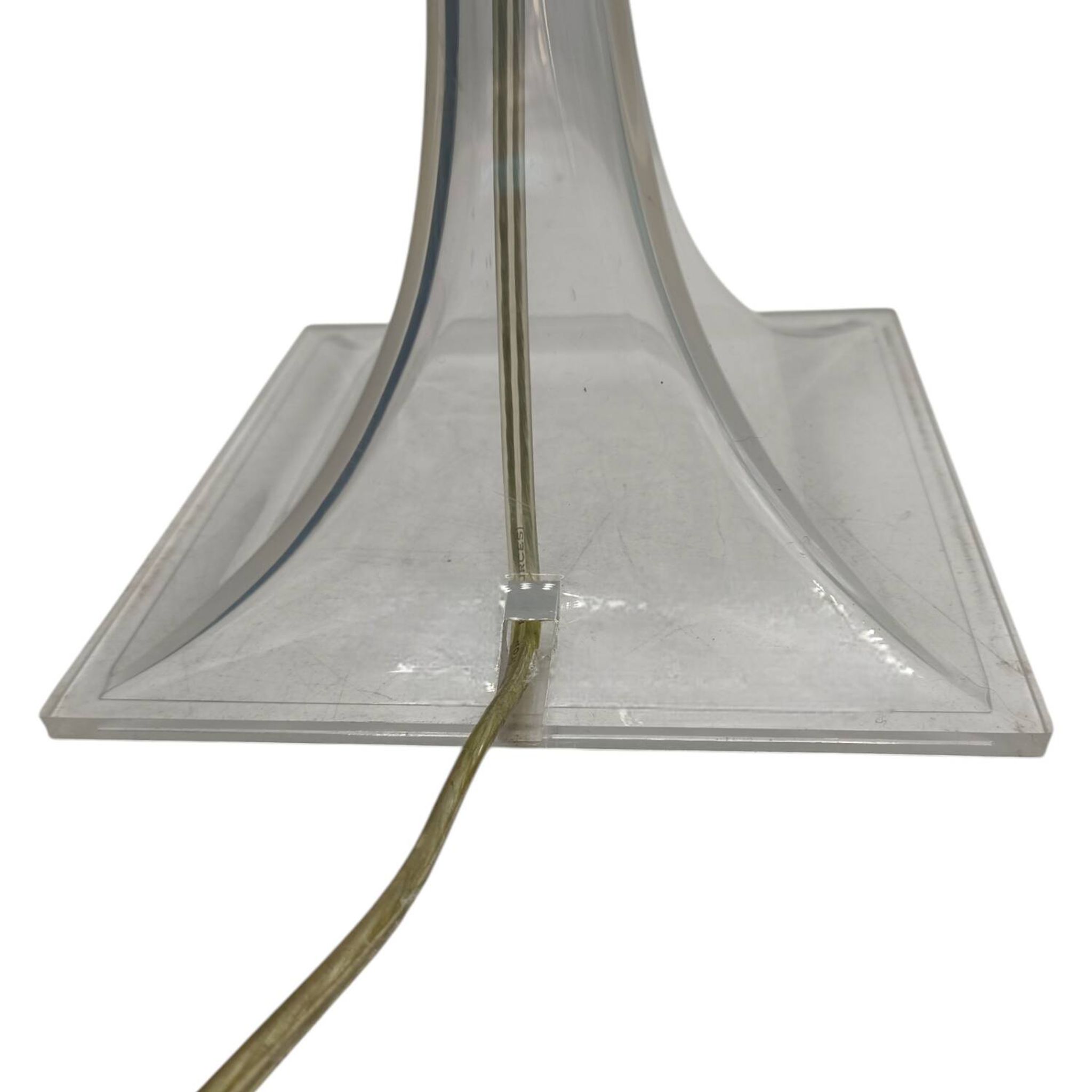 Lampe vintage en plexiglas - design minimaliste années 80
